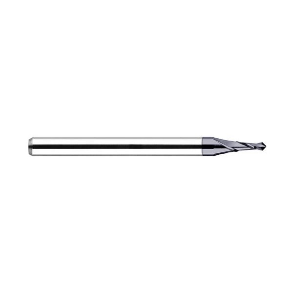 0.187in. Drill dia x 0.625in. 5/8 Flute Length, 142Deg Carbide Spot Drill, 2 Flutes, AlTiN Coated